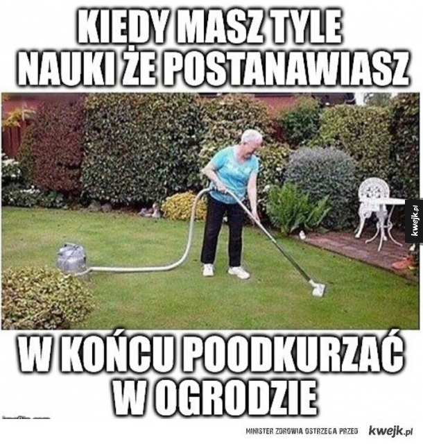 Za dużo nauki