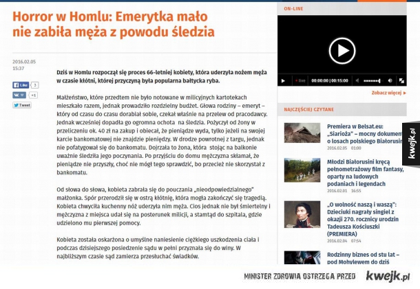 Tajemniczy Śledź niezgody.