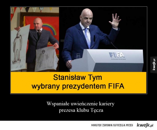 Stanisław Tym prezydentem FIFA