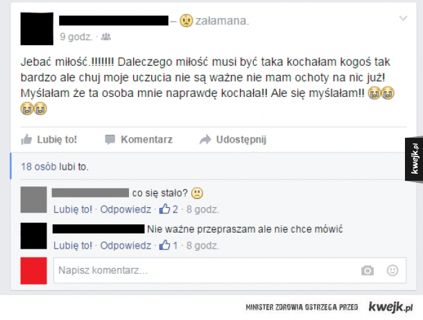 NIE CHCE O TYM GADAĆ :C