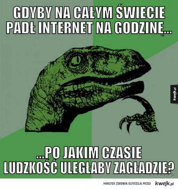Gdyby na całym świecie padł internet na godzinę...