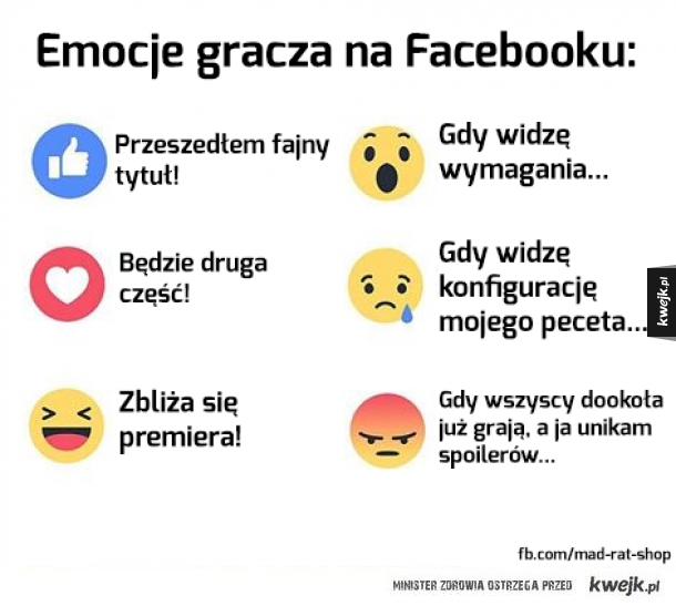 Nowe emocje na Facebooku