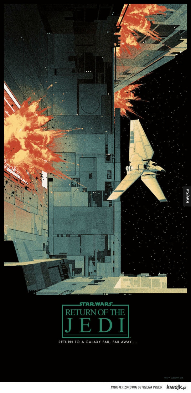 Niesamowite plakaty i grafiki inspirowane Gwiezdnymi Wojnami
