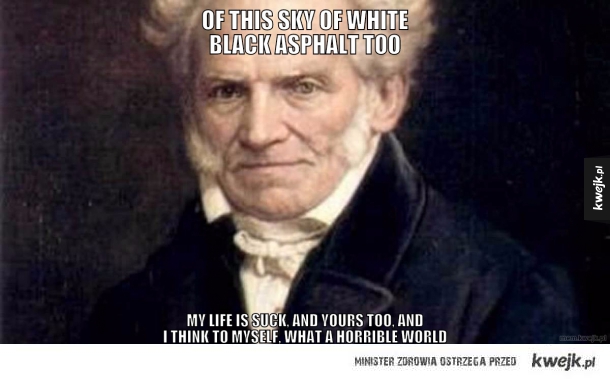 Of this sky of white  black asphalt too