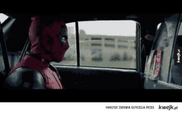 Deadpool w Taxi