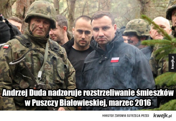 Andrzej Duda w Puszczy Białowieskiej