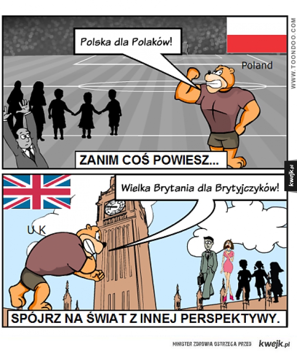Spróbuj spojrzeć na świat z innej perspektywy.