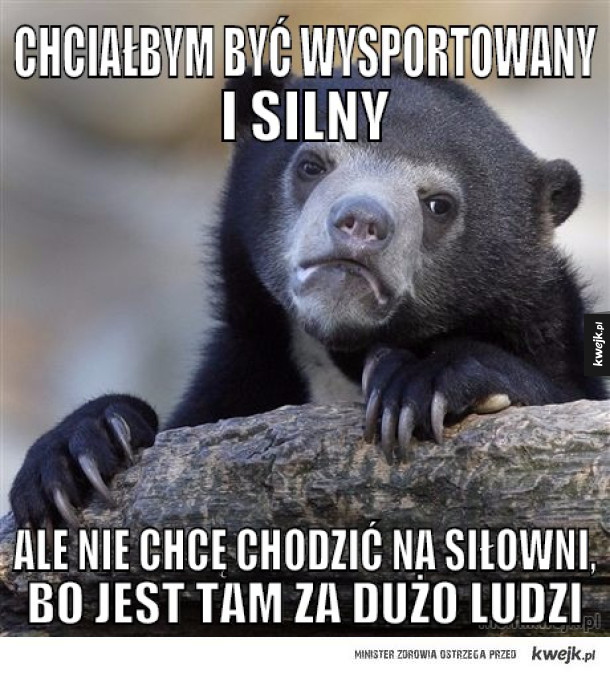 Chciałbym być wysportowany i silny