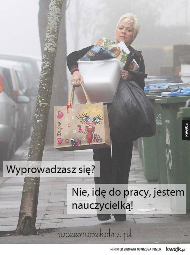 Jestem nauczycielem!