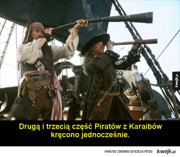 Ciekawostki o Piratach z Karaibów