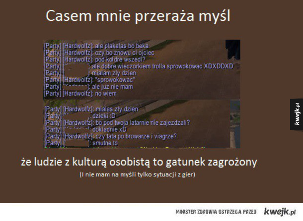 Szkoda ze to prawda...