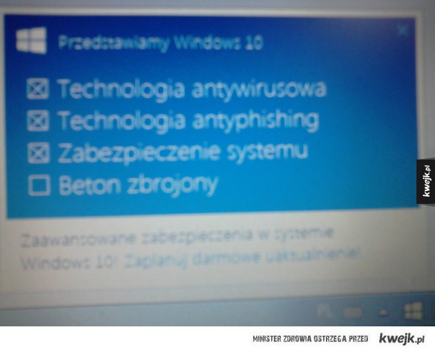 Windows - śmieszek