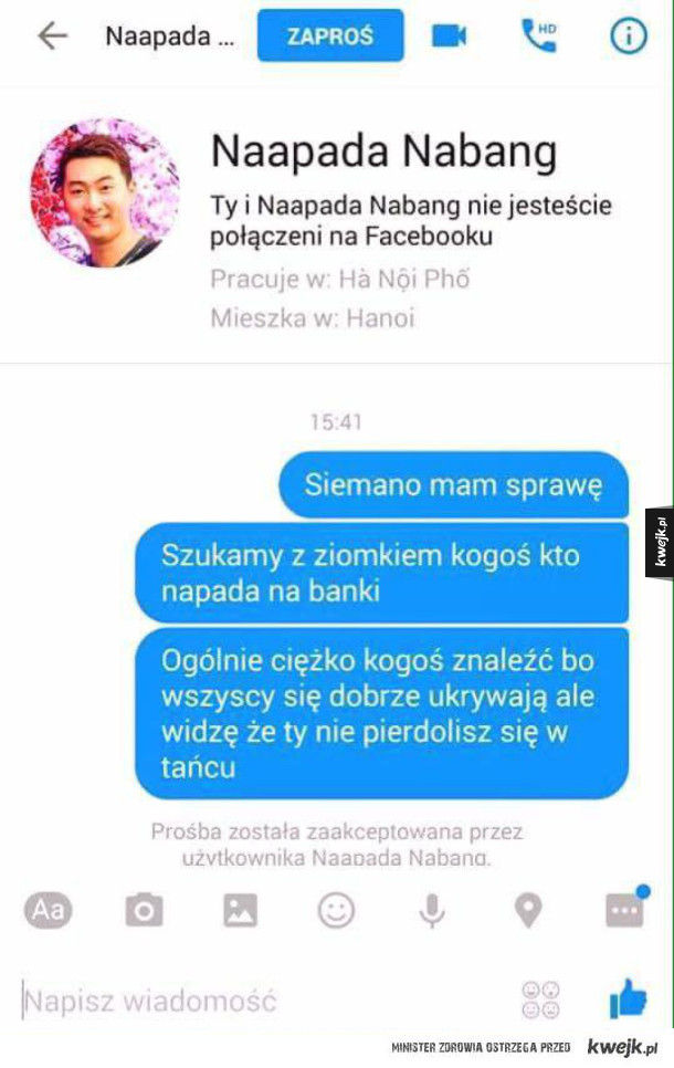 W Polsce by miał przypał :v