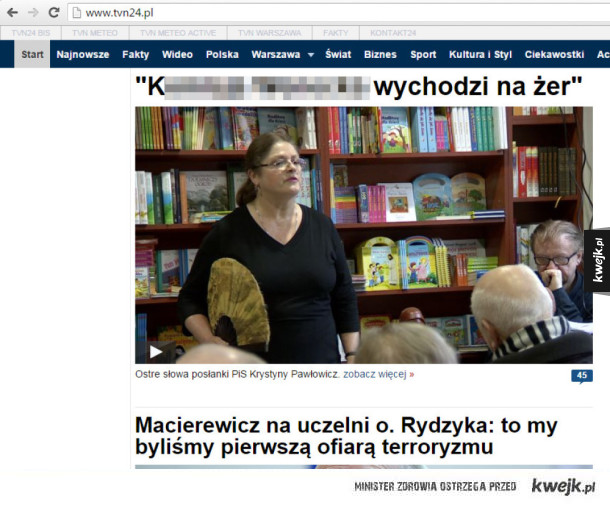 Cenzura jest wspaniałym wynalazkiem - tak naprawdę jest tam Komisja Wenecka :D