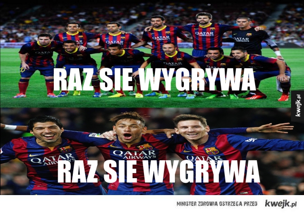 RAZ SIĘ WYGRYWA, RAZ SIĘ...