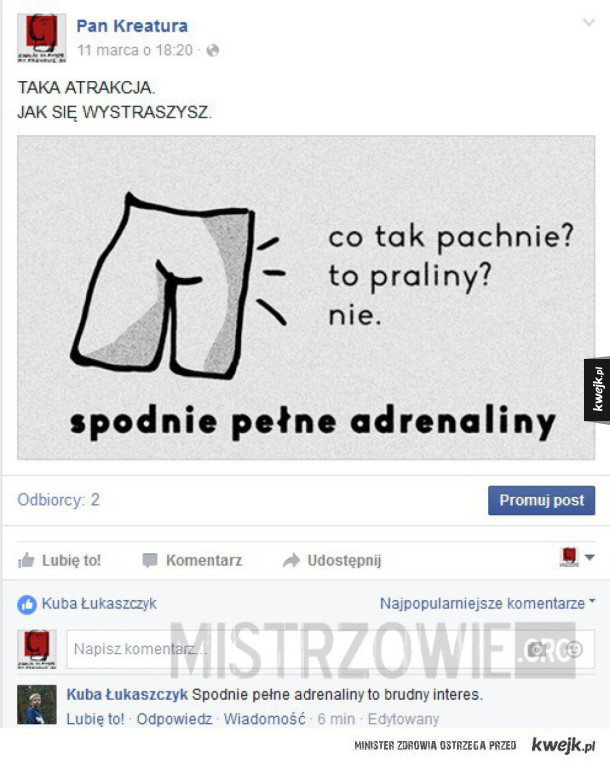 Spodnie pełne adrenaliny