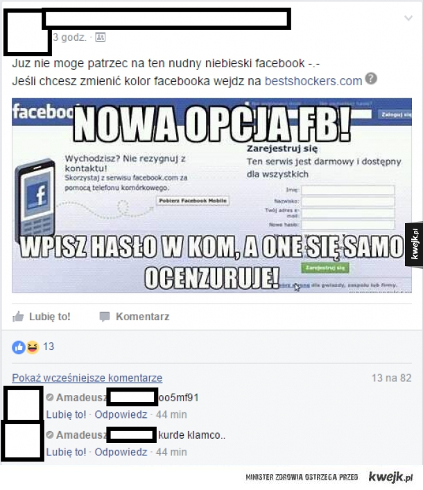 Nabrał się