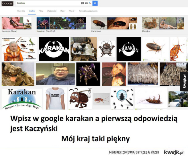 Nawet google o polityce