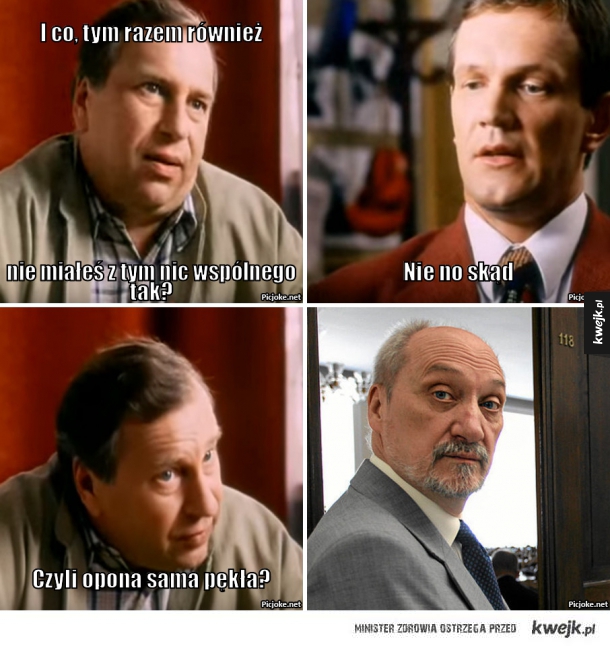 I co, tym razem również nie miałeś z tym nic wspólnego, tak?
