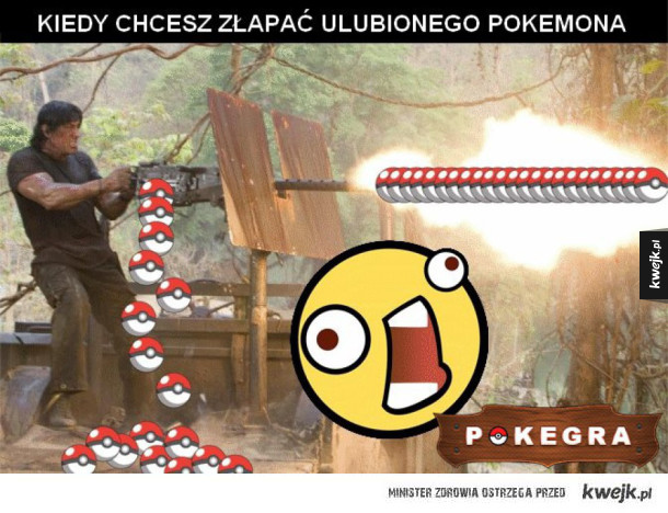 Kiedy chcesz złapać ulubionego pokemona...
