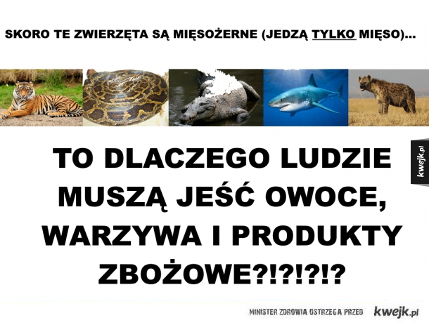 Kiedy byliśmy mali kazali nam jeść owoce i warzywa...