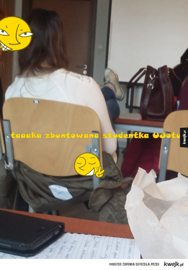 zaczynam wątpić w "dojrzałe osoby" - studentów...