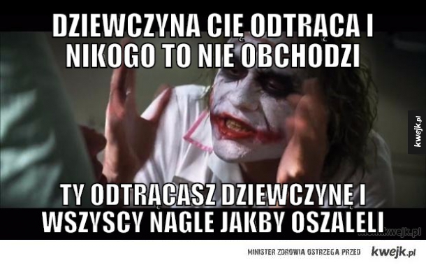 Dziewczyna Cię odtrąca i nikogo to nie obchodzi
