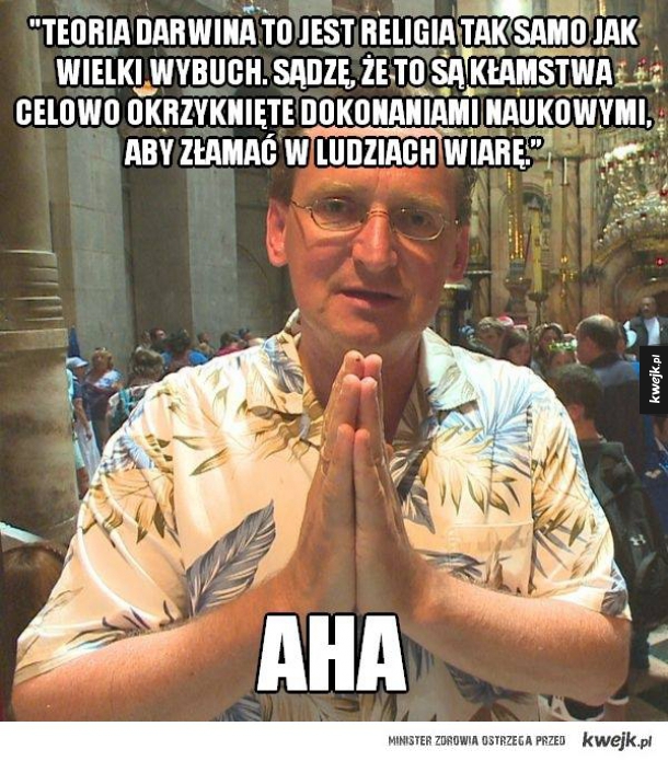 Teoria ewoludzi to spizeg!