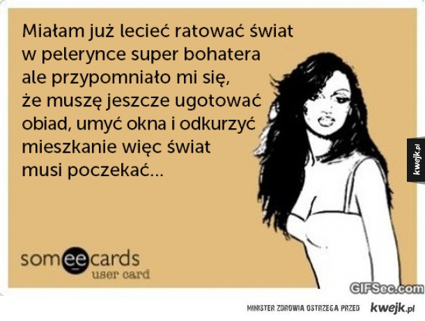Szelest pelerynki super bohatera...