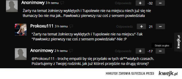 Czytanie ze zrozumieniem nie jest mocną stroną tego Anonima :P