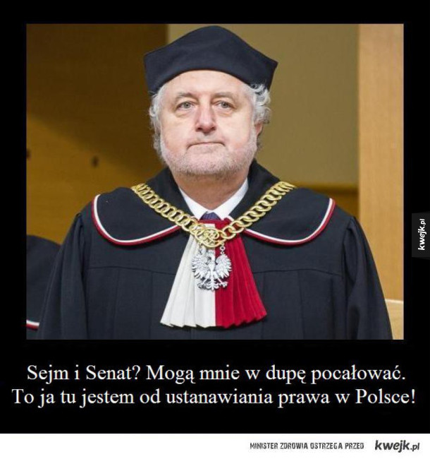 Sejm i Senat? Mogą mnie w dupę pocałować.