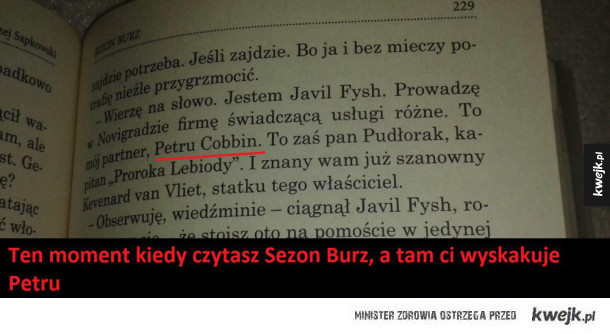 Petru nawet tutaj