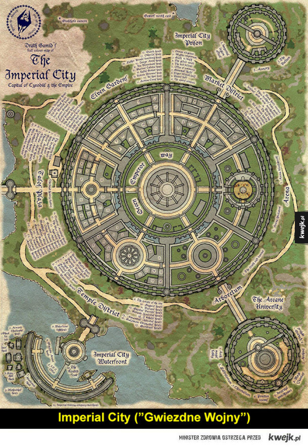 Mapy fikcyjnych światów, krain i miast