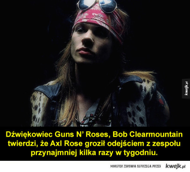 Kilka faktów o Guns N' Roses