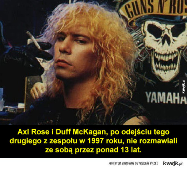 Kilka faktów o Guns N' Roses
