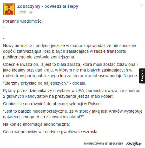 Poranne wiadomości