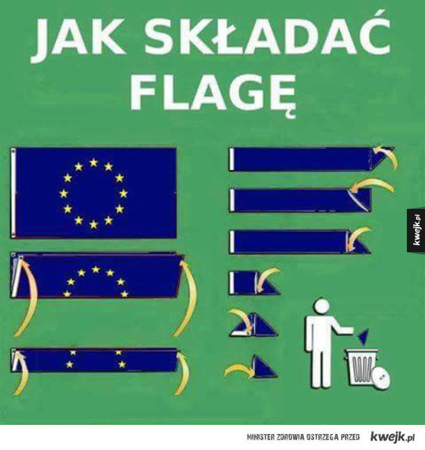 Jak zwijać flagę krok po kroku