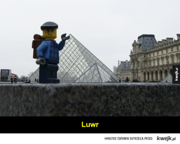 Ludzik Lego, który zwiedził więcej świata niż ty