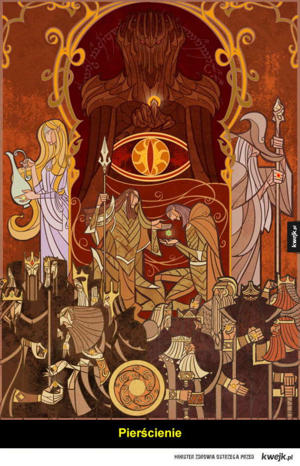 Legendarium Tolkiena na grafikach Jian Guo