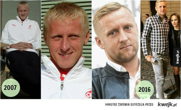 Jak zmienili się Polscy piłkarze