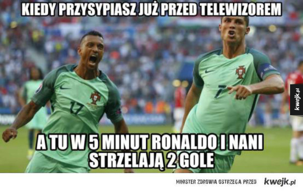 Reakcje internautów po meczu Portugalia - Walia