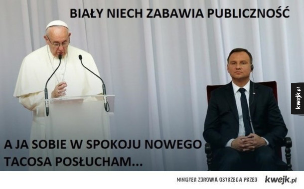 Najlepsze memy internautów z okazji wizyty papieża w Polsce