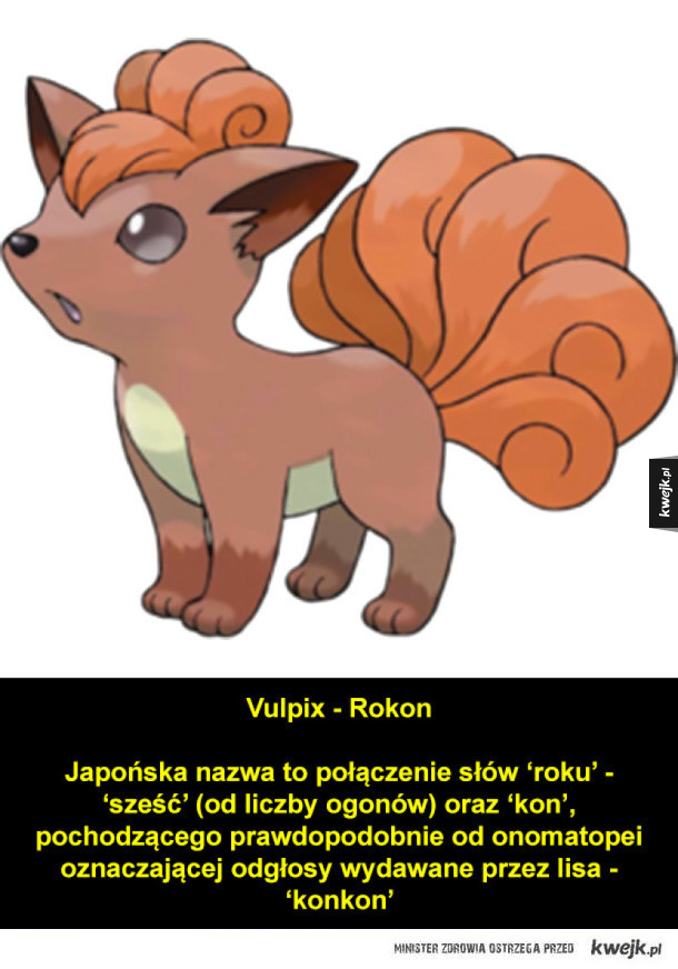 Japońskie nazwy Pokemonów i ich znaczenie