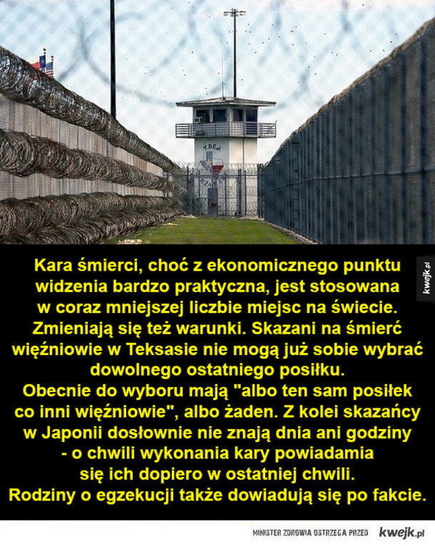 Ciekawostki o więźniach i więzieniach