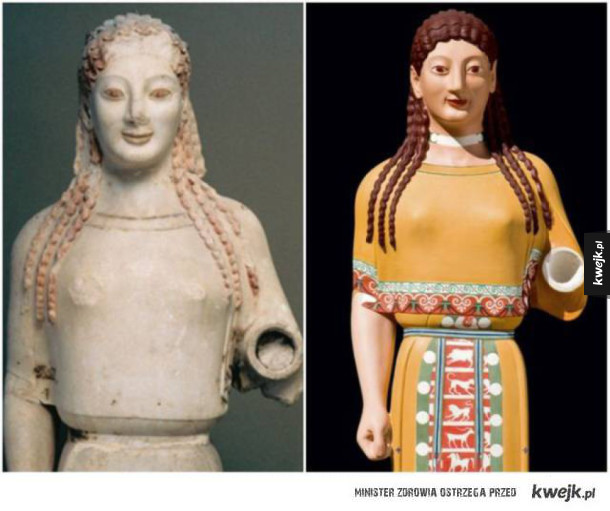Prawdziwe kolory starożytnych rzeźb