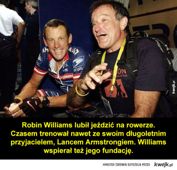 Ciekawostki o Robinie Williamsie