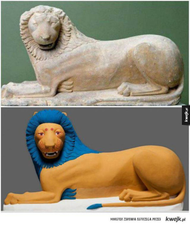 Prawdziwe kolory starożytnych rzeźb