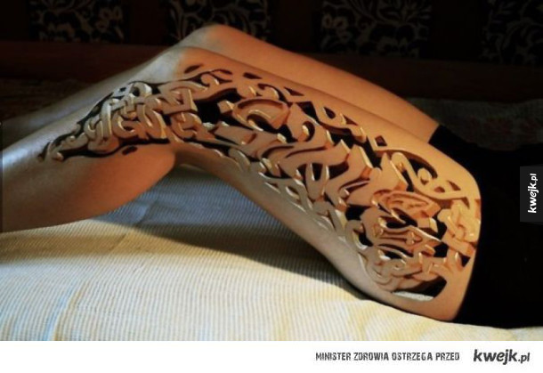 Niesamowicie wykonane tatuaże
