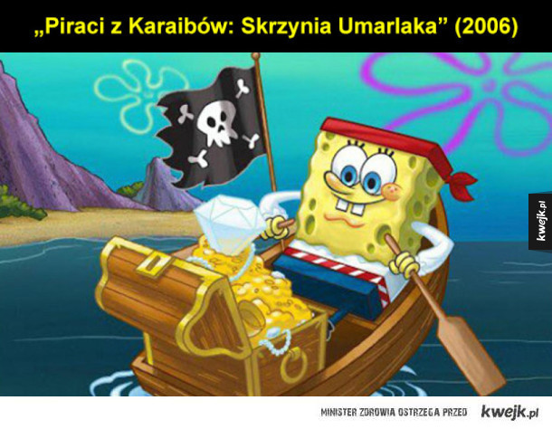 Spongebob jako znane filmy i seriale