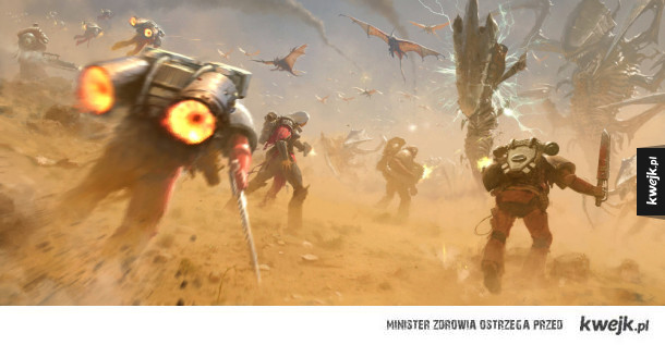 Niesamowite grafiki przedstawiające świat Warhammera 40.000